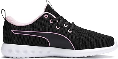 pale pink running shoes