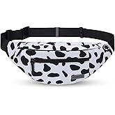 MAXTOP Large Crossbody Fanny Pack with 4-Zipper Pockets,Gifts for Enjoy Sports Festival Workout Traveling Running Casual Hands-Free Wallets Waist Pack Phone Bag Carrying All Phones