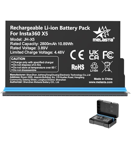 Amazon.com: Insta360 ONE X2 Battery 1630mAh : Electronics