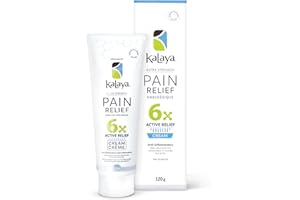 KaLaya 6X Extra Strength Pain Relief Cream (120g) - Natural Active, Pain Blocking & Anti inflammatory Ingredients Suitable fo