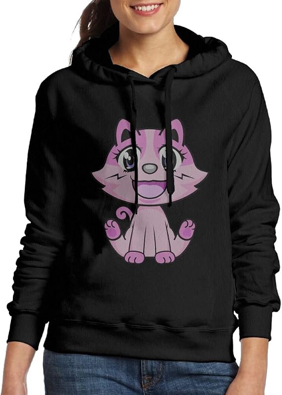 pink cat hoodie with ears