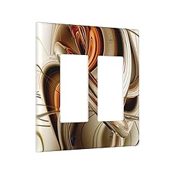 Modern Abstract Lines Painting Double Rocker Light
