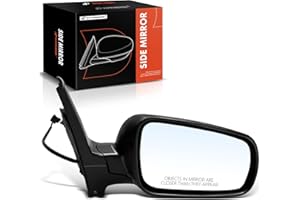 A-Premium Passenger Side Power Door Mirror - Compatible with Volkswagen Jetta 1999-2007, Golf 1999-2006 - Heated Manual Foldi