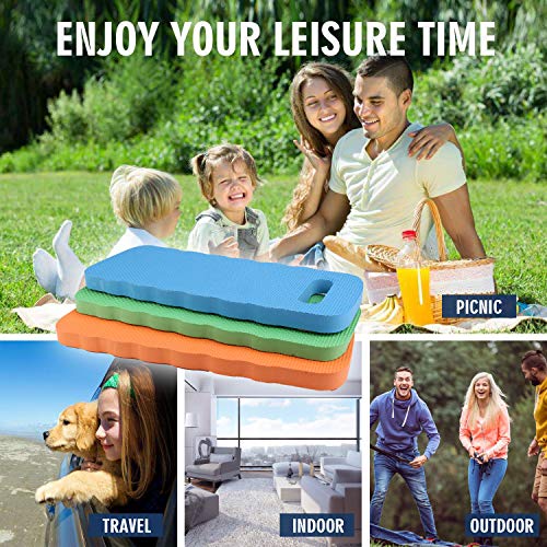 Kneeling Pad, Kneeling Mat, Home Use EVA Cushion Hassock for Picnic, Gardening, Yoga Exercise, Baby Bath Tub Bathing, Cleaning, Praying, Environmentally Friendly, Non-Toxic and Tasteless