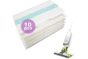 Azmuth 10 Pcs for Shark Vacmop Replacement Pads VM252 VM250 VM200 VM190 - Replacement for Shark Vac Mop Pads Refills Part VMP30 (10)
