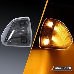 YMHHefy LED Side Mirror Turn Signal Light Two Wire