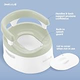 Jool Baby Potty Chair Toddler Training Chair Sage Splash Guard Back Support view 3