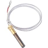 ChangTa Gas Fryer Thermopile Thermocouple 2-Wire Replacement for Imperial Elite Frymaster Dean Pitco and Italian FAGE Gas Pizza Oven