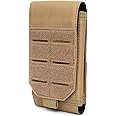 Universal Tactical Molle Mobile Phone Holster Belt Smartphone Strap Pack Utility Military Small Pouch Mini Waist Bag for iPhone 12ProMax/12Pro/12/11ProMax/11/X/8P/8/7P/7/6 5.5" Phone