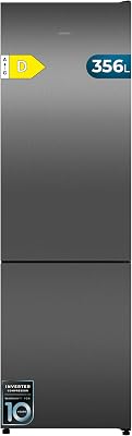 Frigorífico Combi 356L Bolero CoolMarket Combi 356i Dark D. 200cm de Alto, 59,5 cm de Ancho, Clase E, Tecnología Multi Airflow, FreshnessFlex y HumidityFlex HUB
