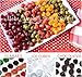 My Fruit Shack DIY Fruit Snacks Kit - 4 BPA Free LFGB/FDA Grade Silicone Molds (Makes 184 Gummies Total), 4 Custom Drip Trays, 2 Droppers and 1 Bas