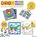 ETI Toys, STEM Learning, 490 Piece Mosaic Puzzle. Build Cat, House, Alligator, and More. 100 Percent Safe, Fun, Creative Skills Development. Gift, Toy for 3, 4, 5 Year Old Boys and Girls.