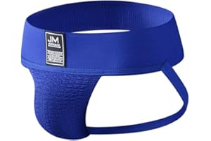 JOCKMAIL Men's Briefs Jock Strap Athletic Supporter Wide Belt Comfortable Men Sport Underwear Briefs for Gym Sport