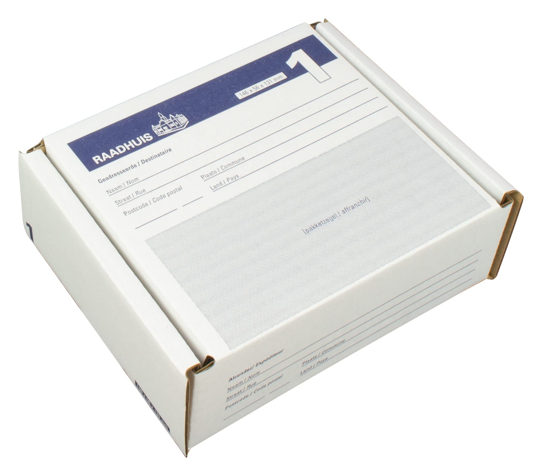 Raadhuis Box Printed 146x131x56 mm Pack of 5