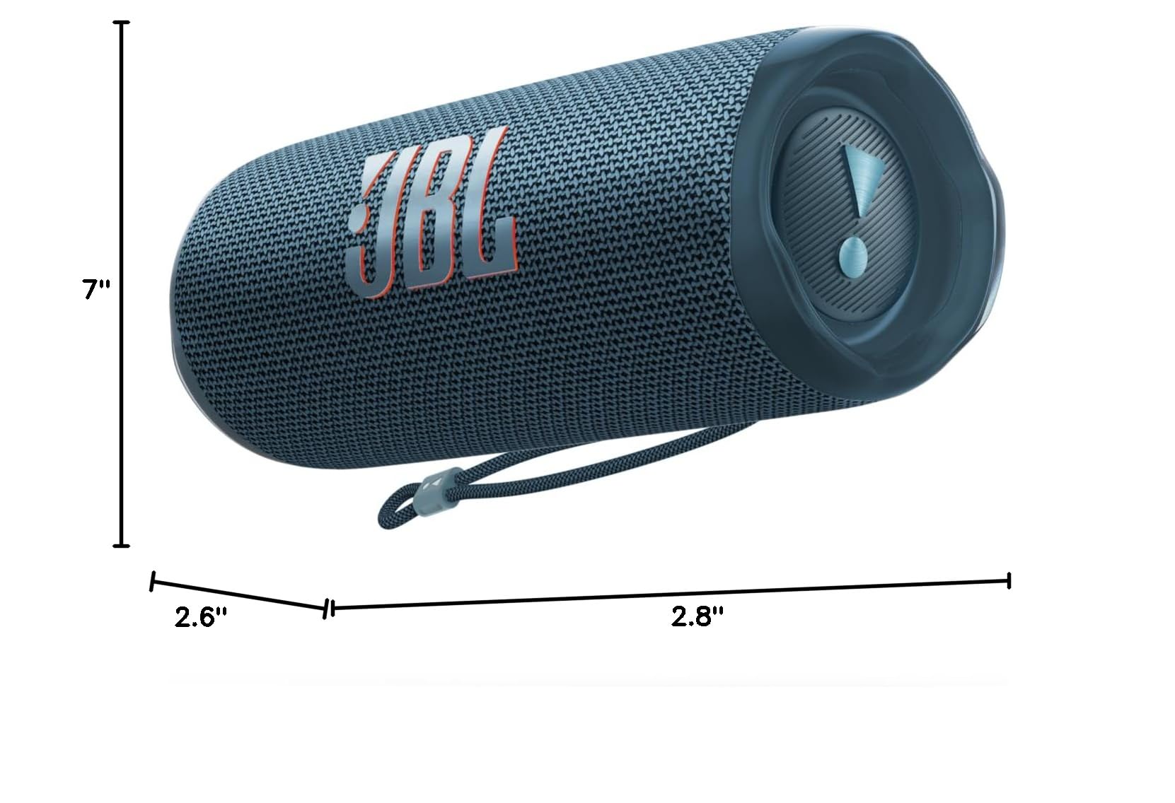 JBL Flip 6 - Portable Bluetooth Speaker, powerful sound and deep bass, IPX7 waterproof, 12 hours of playtime, JBL PartyBoost for multiple speaker pairing for home, outdoor and travel (Blue)