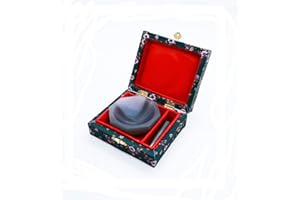 KOLAMOON ID: 70MM 2.75" Lab Grinding Natural Agate Mortar and Pestle Set Standard Form Inner Diameter 70mm Inner Depth 20mm