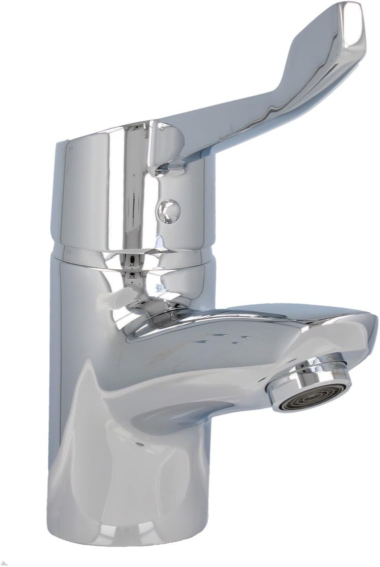 tecuro Einhebel Waschtischarmatur MEDIC mit langem Arzthebel: Amazon.de