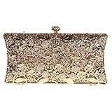 Fawziya Floral Clutch Bags For Girls Handbags Wholesale Purses-Champagne