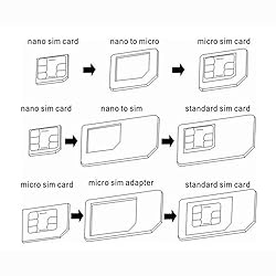 4 In 1 Noosy Micro SIM Adapter w/ nano Adapter and