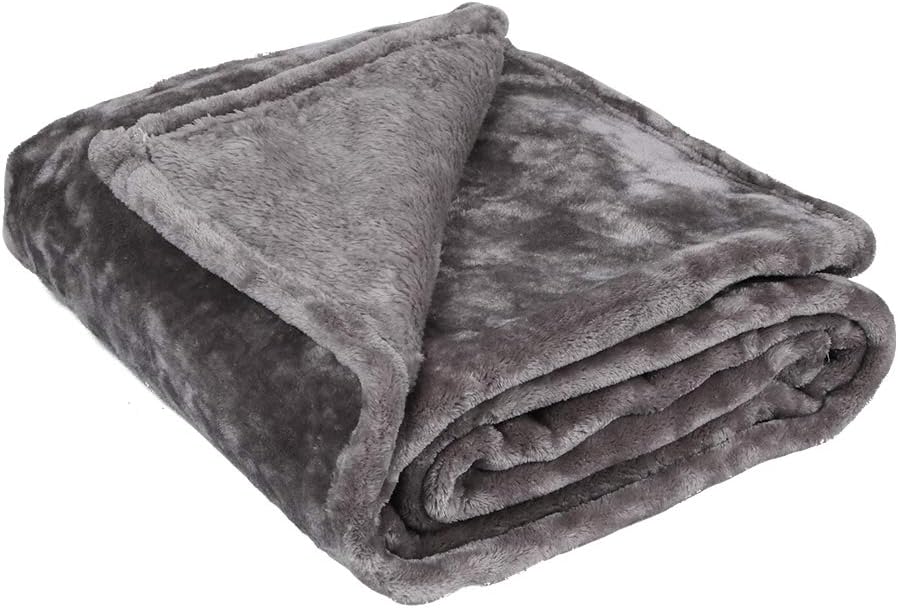 DAHLIA HOME Soft Fleece Blanket Winter Warm Brushed Flannel