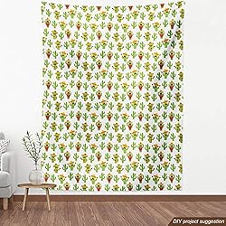 Ambesonne Cinco de Mayo Fabric by The Yard, Funny
