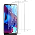 iCsapr [4 Pack] Glass Screen Protector Compatible for Motorola Moto G Pure[9H Hardness] HD Screen Tempered Glass, Easy Install[Case Friendly] 2.5D Edge