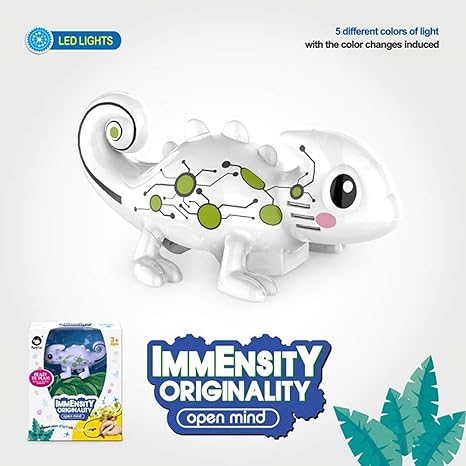 color chameleon toy