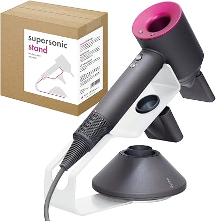 Amazon ダイソン ドライヤー スタンド Dyson Supersonic Hd01 専用 収納 置き台 日本製 ホワイト Trimate ヘアドライヤー