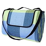 SONGMICS Picnic Blanket Waterproof Beach Camping Outdoor Blanket Mat 77