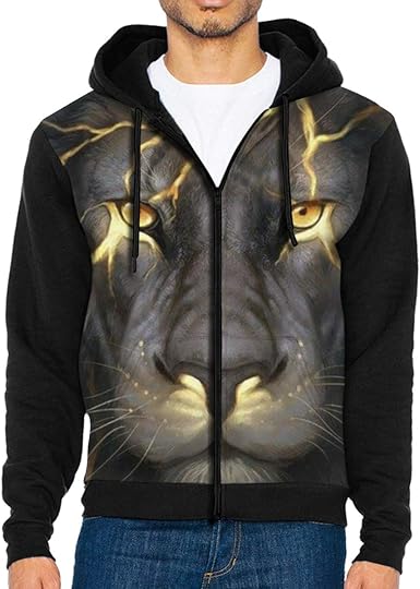 lightning lion hoodie