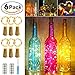 ADSION Wine Bottle Cork Lights Set of 6,40inch/ 1m 20 LEDs Copper Wire String Lights for Bottle DIY, Christmas, Halloween, Wedding, Party, Decor, Warm White