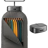 MOJOCO Portable Clothes Dryer - Mini/Compact Dryer for Apartment, RV, Travel - Small Quiet Fast-Drying Machine with Adjustable Timer &amp; Hassle-Free Setup