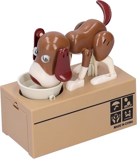 Amazon Co Jp 貯金箱 犬 おもしろ おしゃれ かわいい インテリア 置き物 貯金 小銭 コイン ホーム キッチン