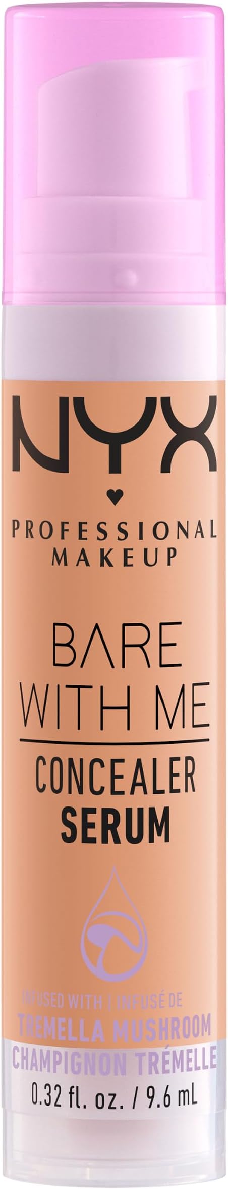 NYX Bare With Me Concealer Serum Light Tan 24H Wear Vegan Skincare