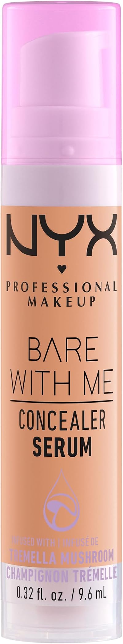 NYX Bare With Me Concealer Serum Light Tan 24H Wear Vegan Skincare