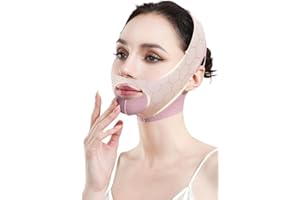 Suweiyuanshiyi V-Line Mask Double Chin Reducer Lifter Remover to Prevent Sagging, Shaping Face Lifting Belt Slimming Sleep Fe