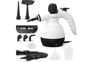 GLOIL Handheld Steam Cleaner, Steamer for Cleaning, Multipurpose Portable Steam Cleaners for Home Use with Safety Lock and 10