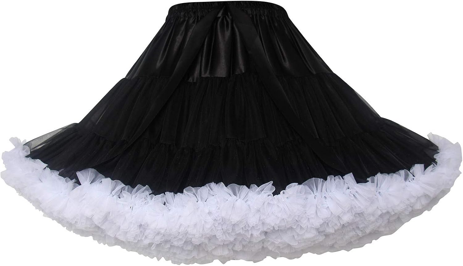Kekison Women's Tutu Skirt Adult Puffy Petticoat Ruffled Tulle Layered