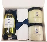 Aromabar Spa Balancing Pamper Gift Set Lavender Geranium Body Oil Salts Scrub view 2