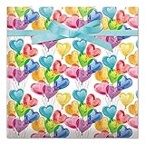 Lovely Balloons Birthday Rolled Gift Wrap - 72 square feet
