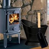 Trendi Heavy Duty Metal Fireside 41cm Large Waterloo Coal Bucket Hod Storage view 7
