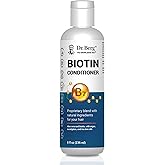 Dr. Berg Biotin Conditioner for Men & Women (Improved High-Performance Formula) - Independently Tested & Certified Paraben- Sulfate- & Silicone-Free - Infused w/Biotin, Argan & Botanicals - 8 Fl oz