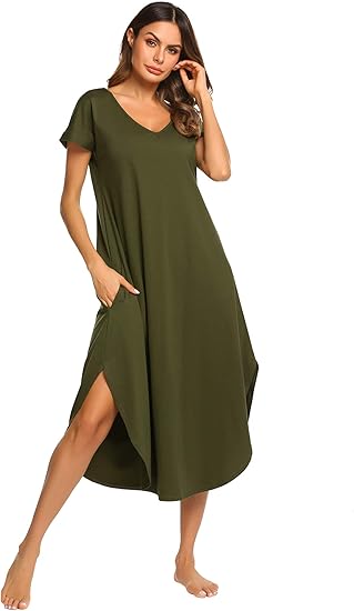 Casual Wear Nightshirt/Sleepwear Dress (various colours)