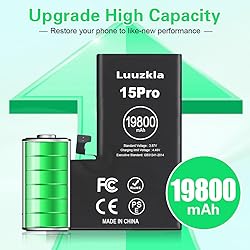 Luuzkla 19800mAh (New Upgrade) Battery Compatible