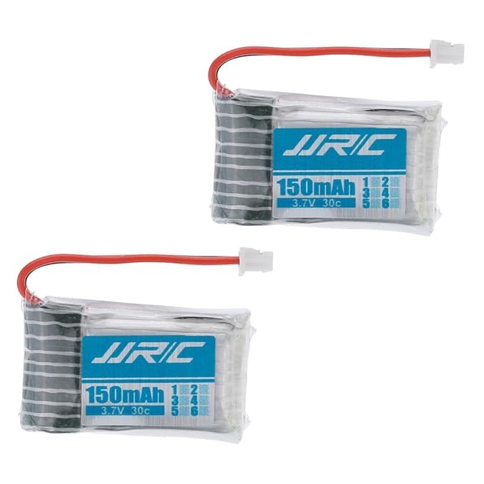 2pcs Ursprüngliche JJRC H20 RC Hexacopter Quadrocopter Drohne Teil H20-04 3,7V 150mAh 30C Lipo Akku Batterie