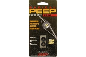 RADICAL ARCHERY DESIGNS Rap Trio Peep Horizontal Sight, 5-6mm