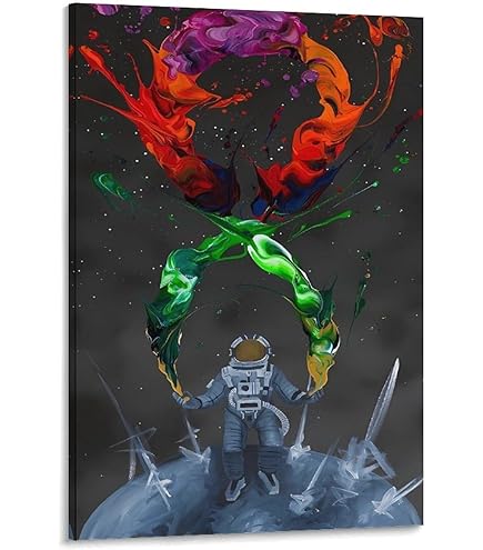 Amazon.com: Art Poster Abstract Colorful Oil Painting Infinity