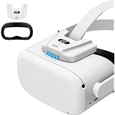 NVNV VR Fan for Oculus Quest 2,Anti-fogging Accelerated Air Flow Cooling Fan with Facial Interface,Sweat-Proof Face Cover,VR Accessories for Quest 2,for Fitness,Workout &amp; Intense VR Games,White