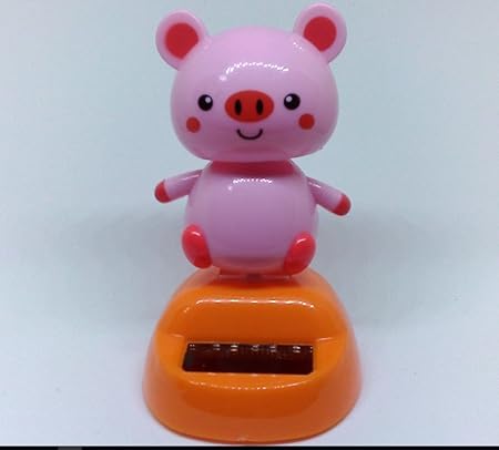 Amazon ゆらゆらソーラー まったりこぶた 太陽の光をあてるとゆらゆら動くよ 癒し系 ソーラートイ 太陽 ソーラー おもちゃ