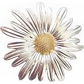 Rhinestone Sunflower Brooch Pin,Enamel Crystal Yellow Flower Coat Pins,Cute Plant Sun Flower Suit Brooch Pin for Women Girls